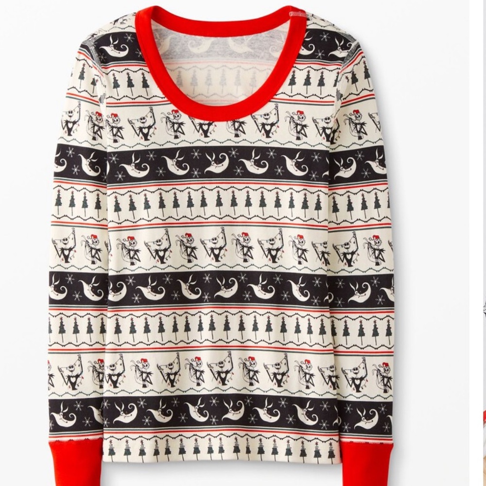 Nightmare Before Christmas Toddler Fair Isle Long John PJS